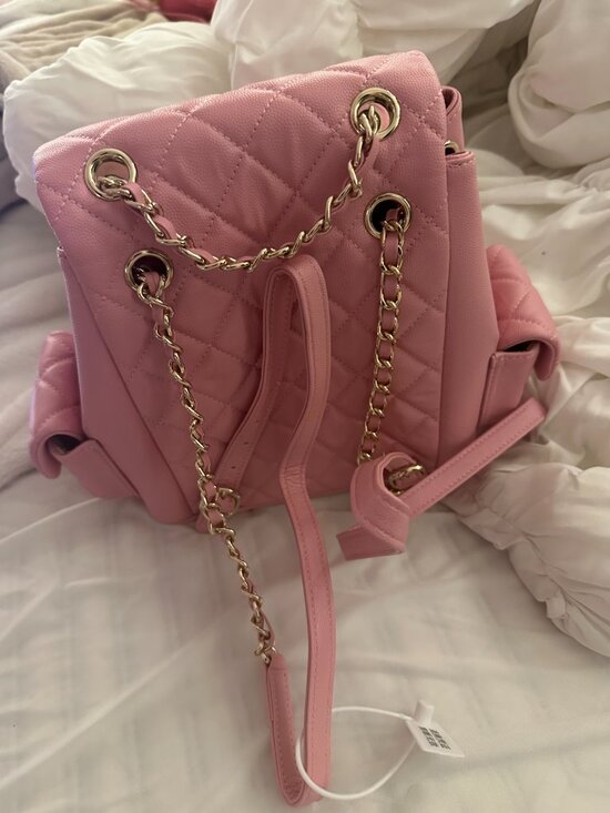 Mini pink backpack